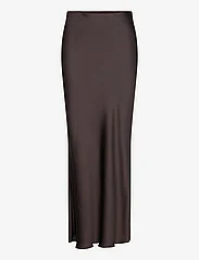 Lindex - Skirt Mary - satin skirts - dark brown - 0
