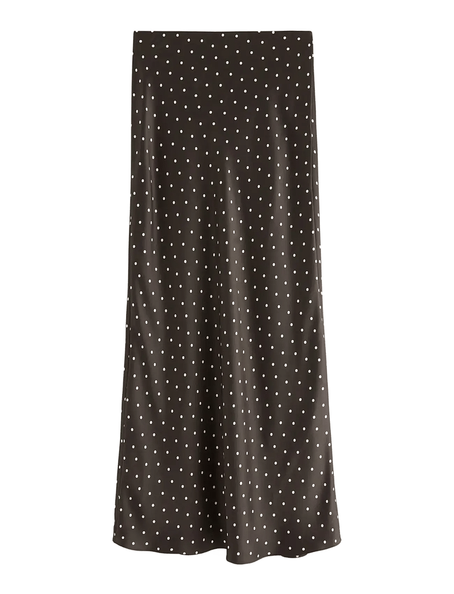 Lindex - Skirt Mary - satinkjolar - dark brown - 1