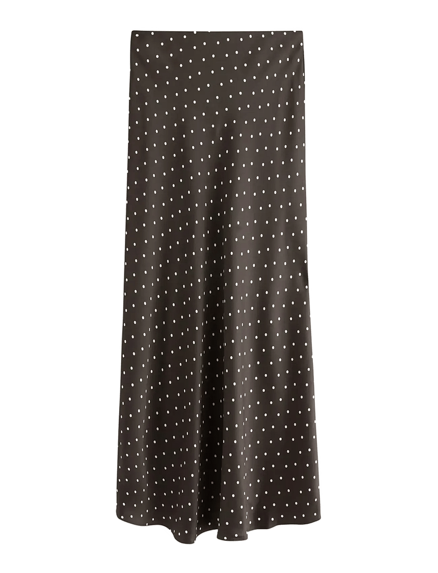 Lindex - Skirt Mary - satinkjolar - dark brown - 2