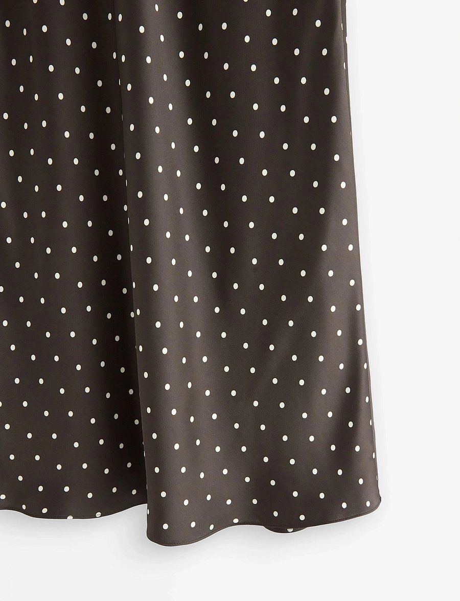 Lindex - Skirt Mary - satinkjolar - dark brown - 5