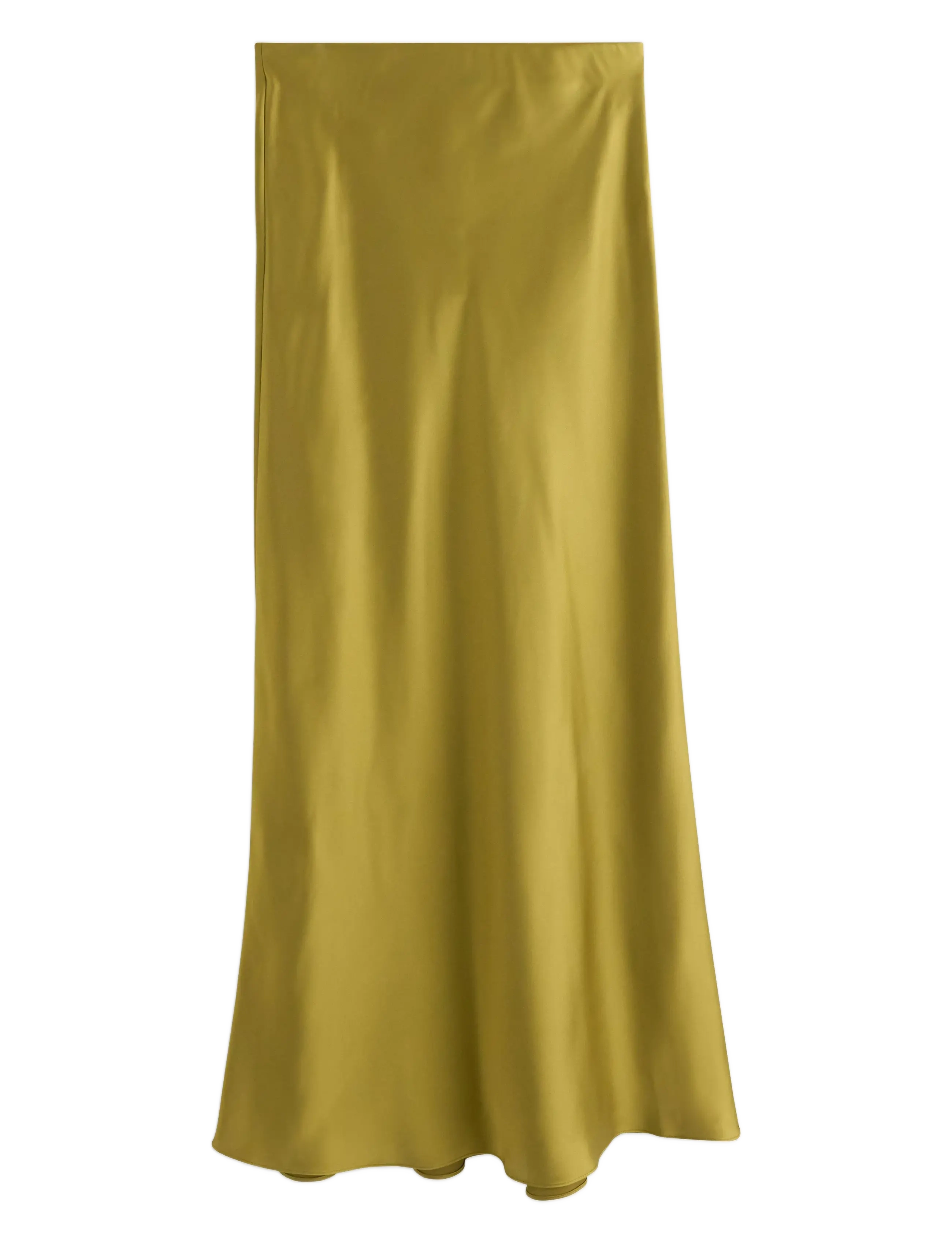 Lindex Skirt Mary - Nederdele - DUSTY GREEN / yellow