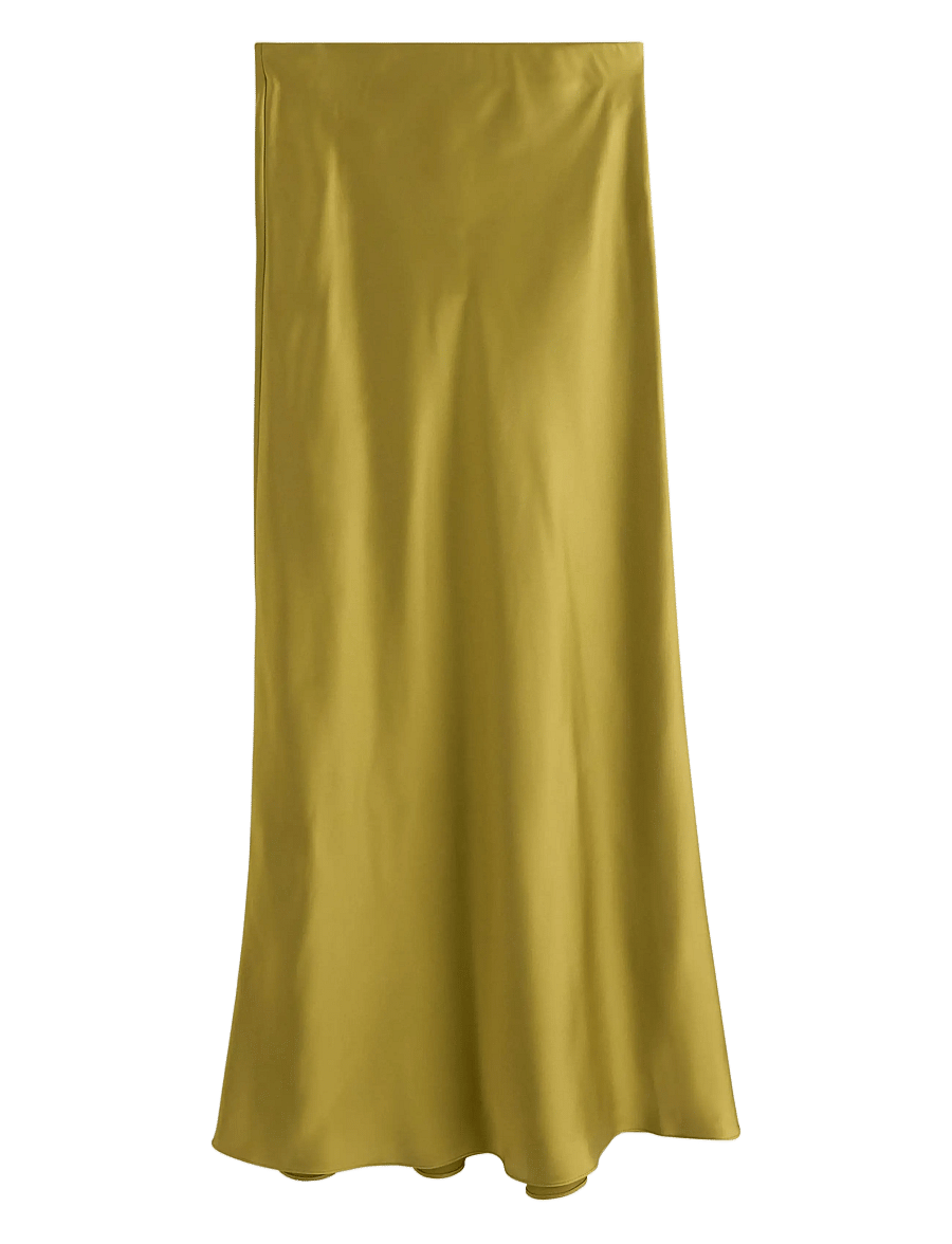 Lindex - Skirt Mary - satinkjolar - dusty green - 0