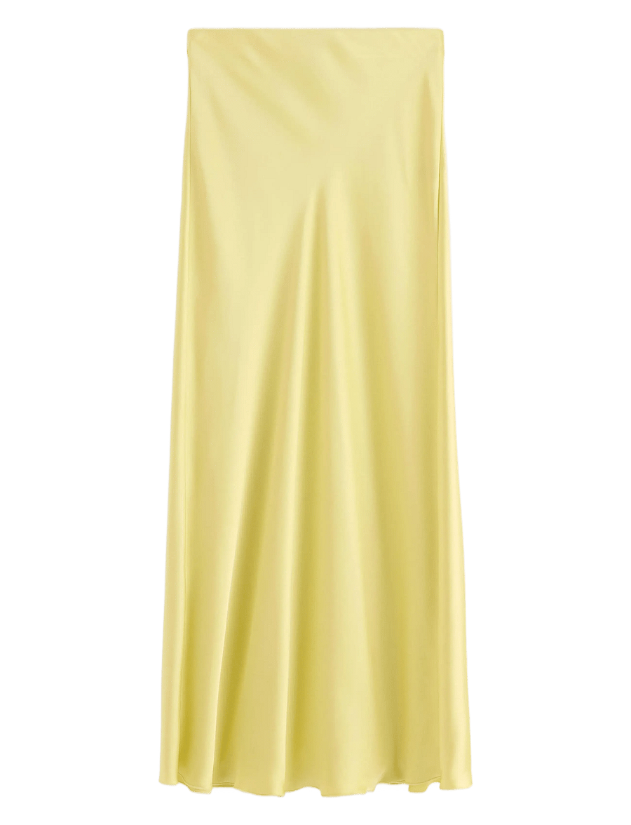 Lindex - Skirt Mary - satinröcke - light yellow - 1