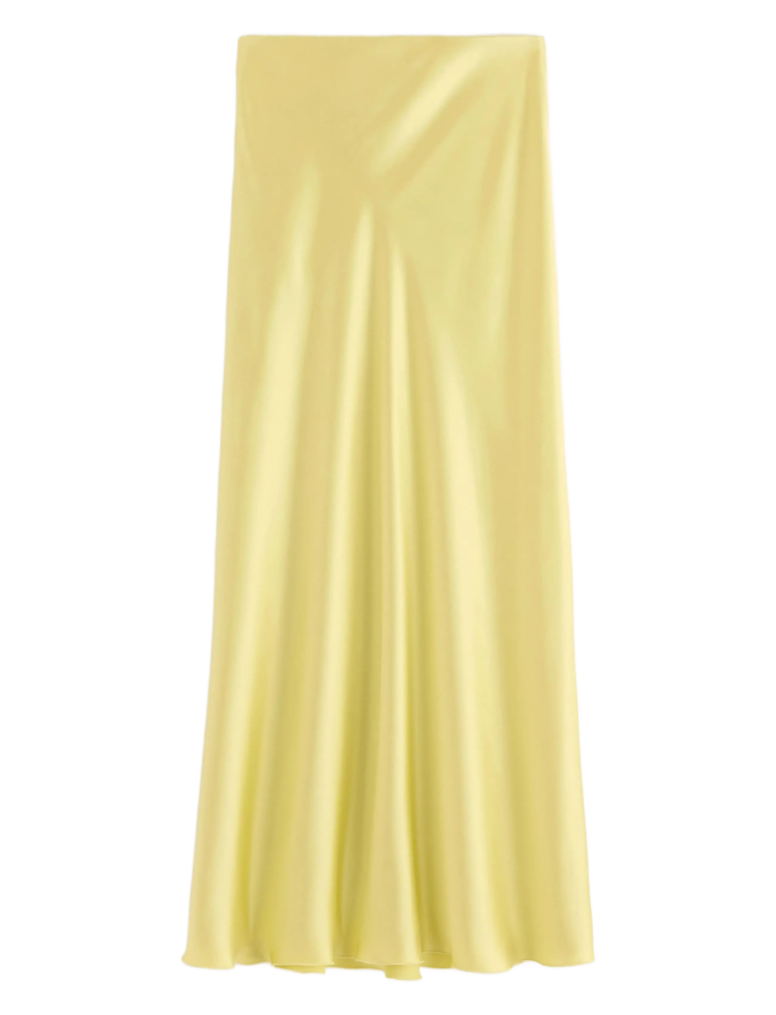 Lindex - Skirt Mary - spódnice satynowe - light yellow - 2