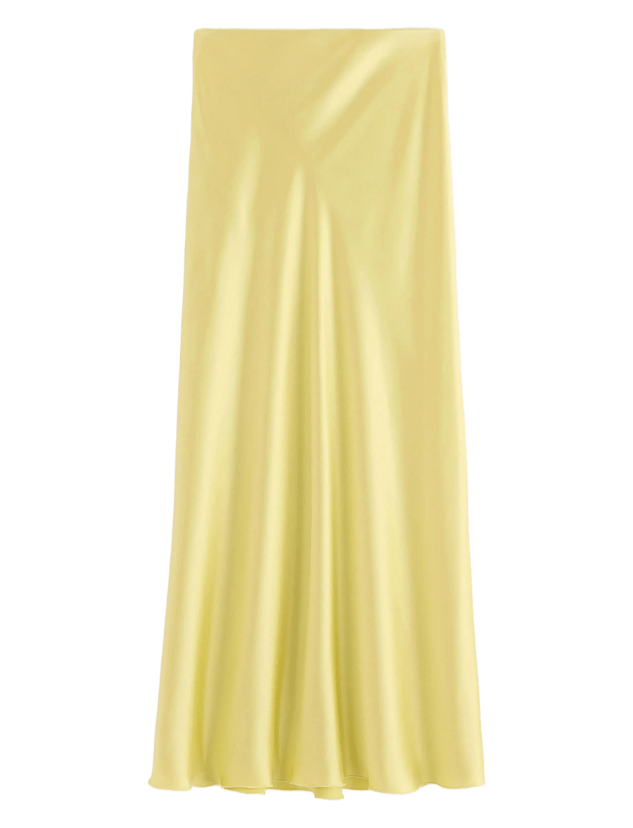 Lindex - Skirt Mary - satinröcke - light yellow - 2