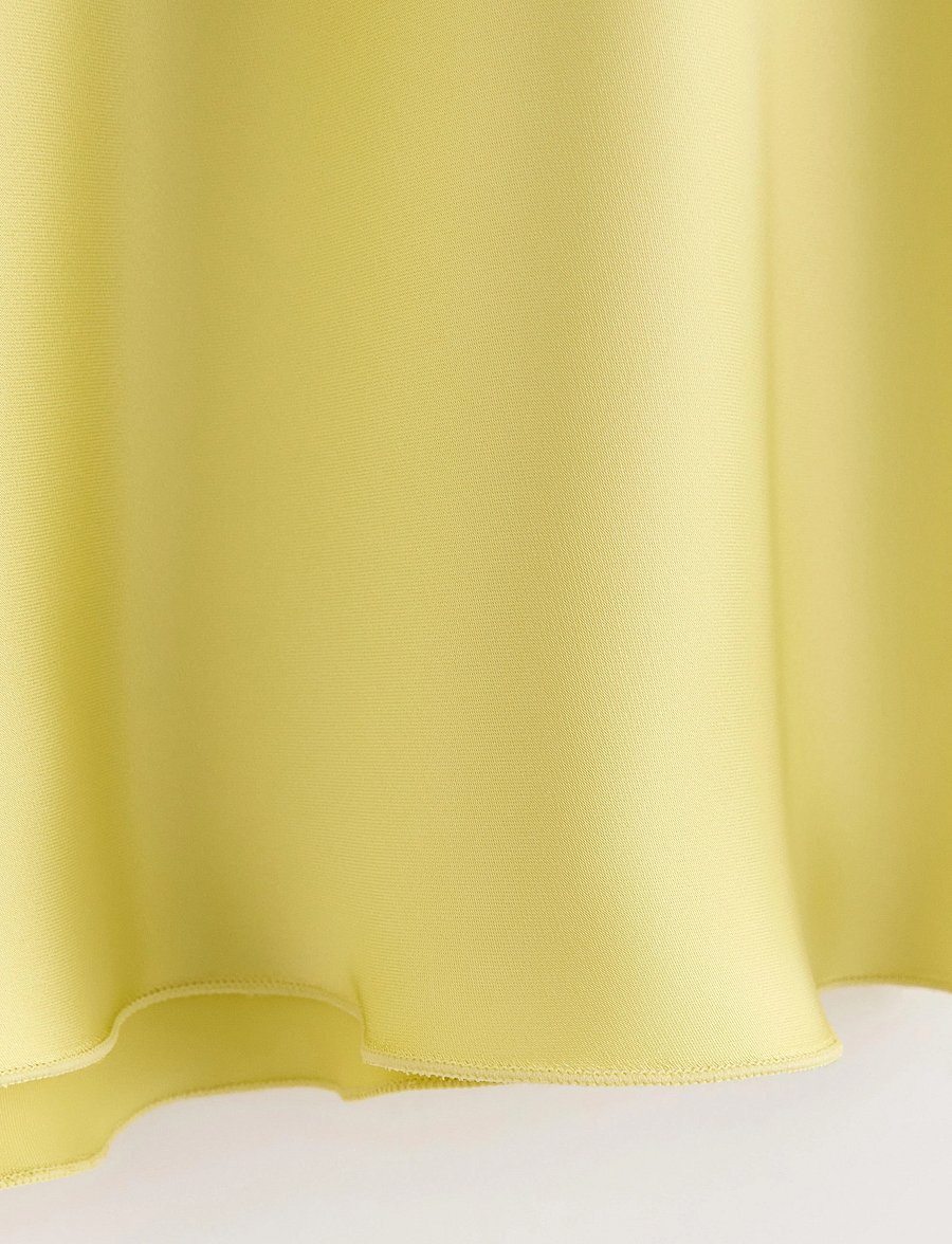 Lindex - Skirt Mary - satinröcke - light yellow - 5