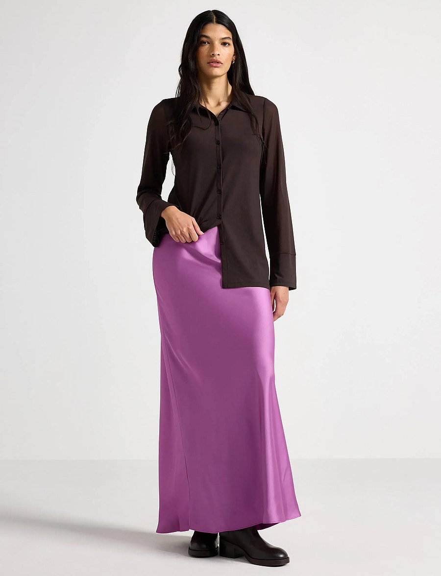 Lindex - Skirt Mary - satinnederdele - lilac - 0
