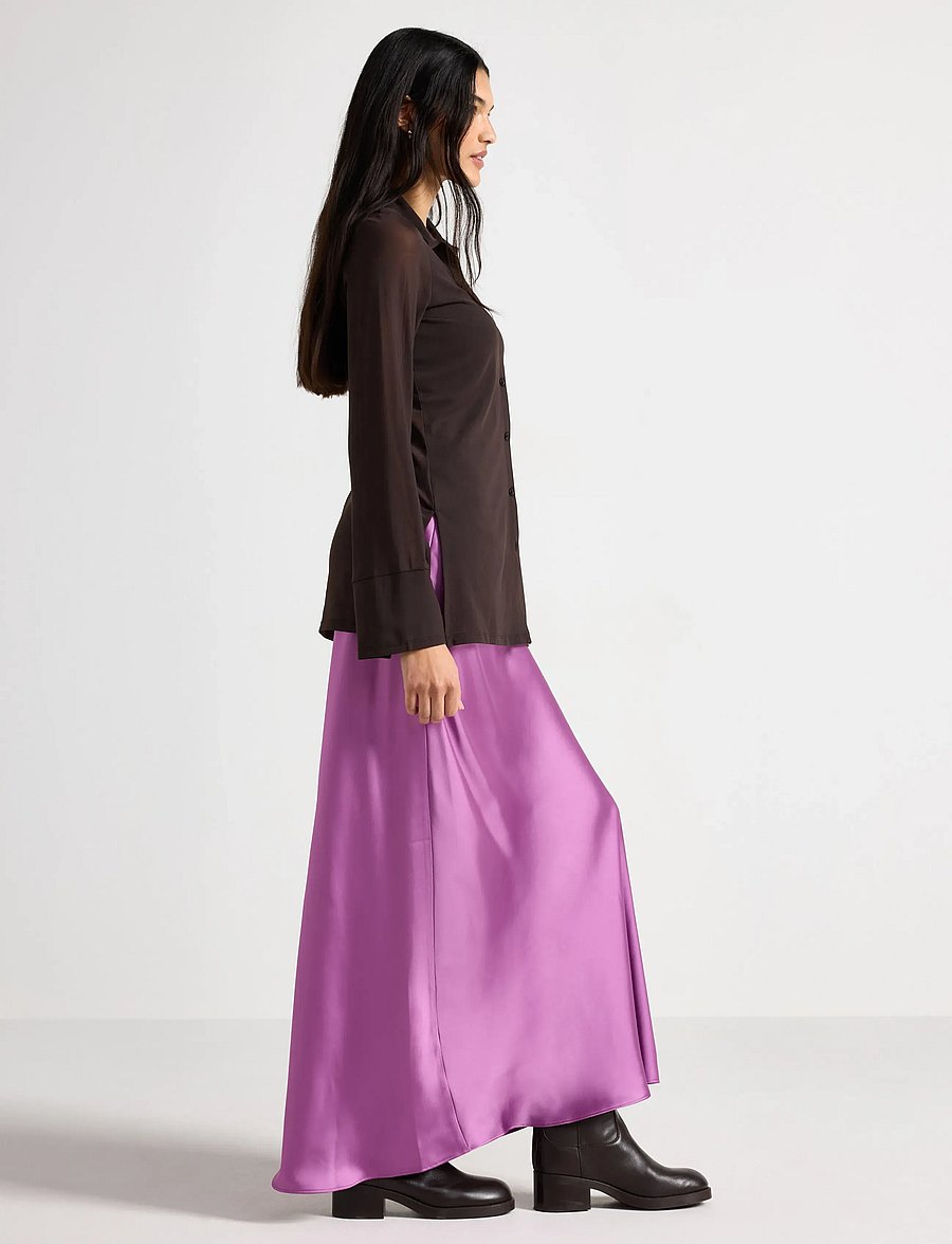 Lindex - Skirt Mary - satinnederdele - lilac - 3