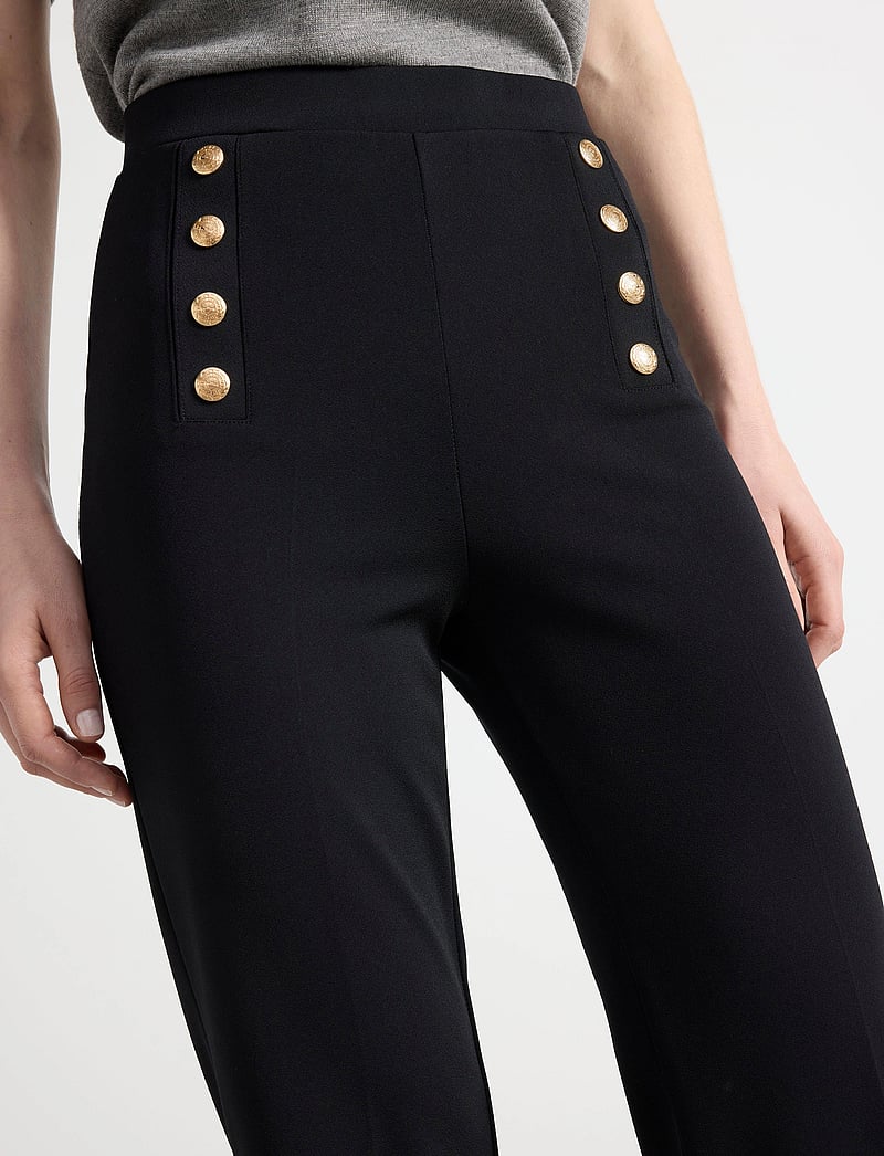 Lindex - Trousers Penny - straight leg trousers - black - 4