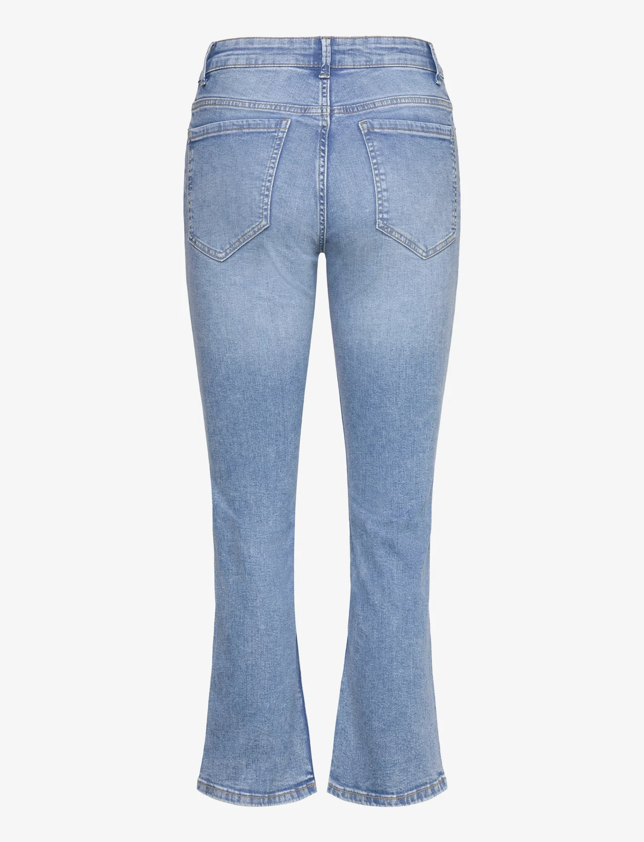 Lindex - Trouser Karen cropped fresh bl - utsvängda jeans - light denim - 1