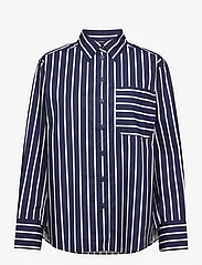 Lindex - Shirt April - krekli ar garām piedurknēm - dark blue - 0