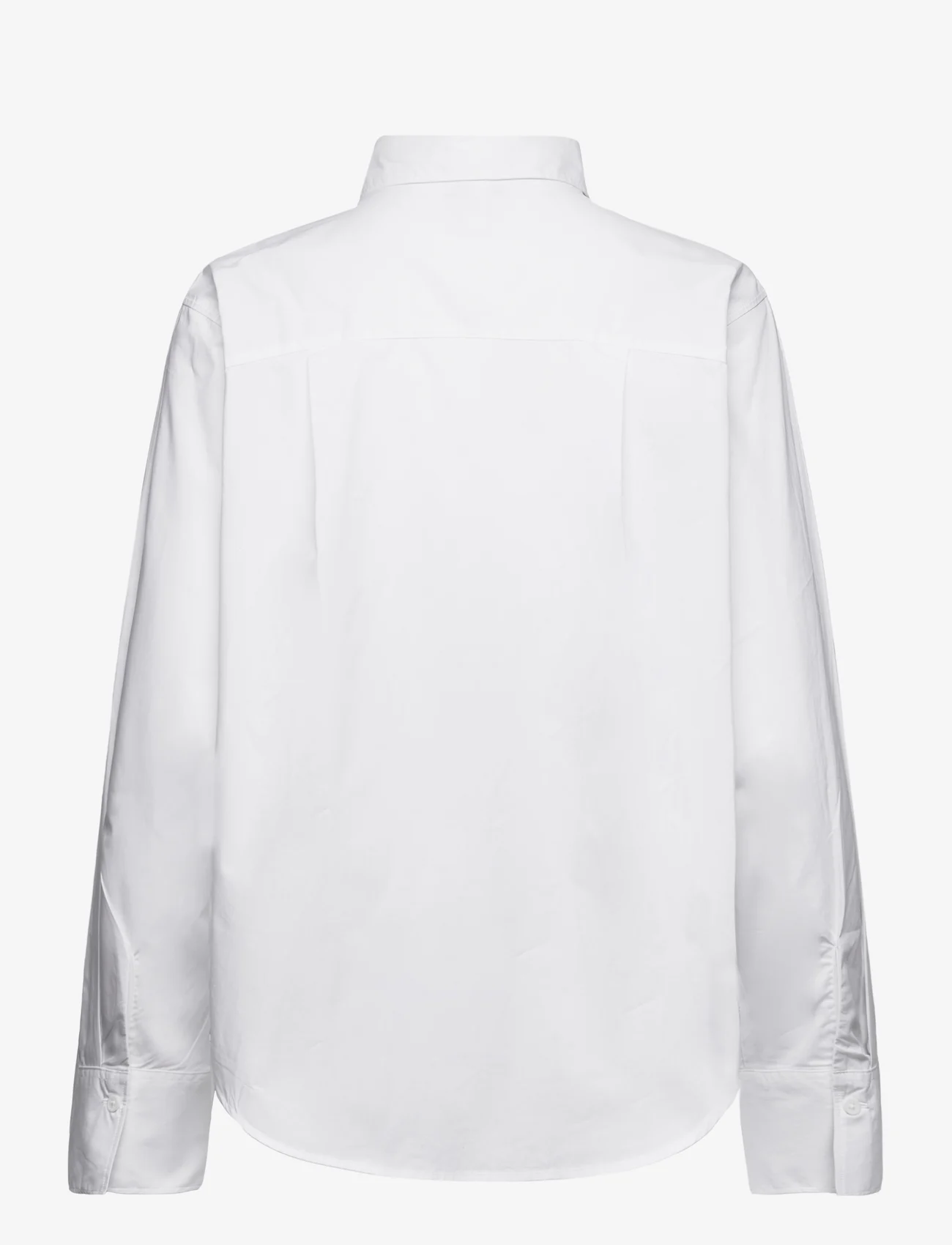 Lindex - Shirt April - long-sleeved shirts - white - 1