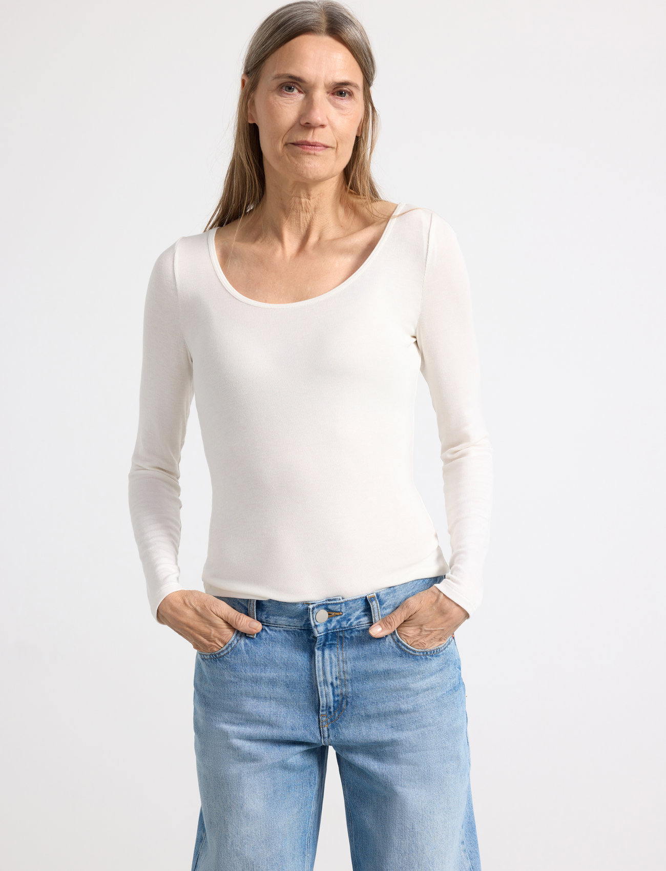 Lindex - Top Julina - lowest prices - off white - 1