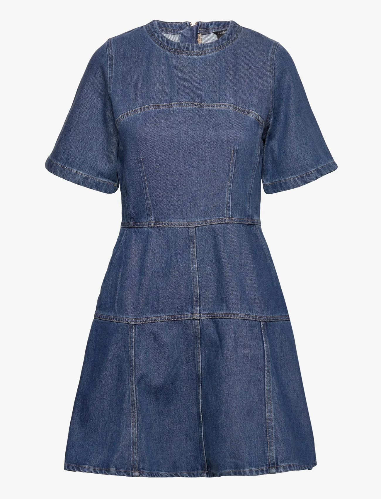 Lindex - Dress Melinda - džinsa kleitas - denim blue - 0