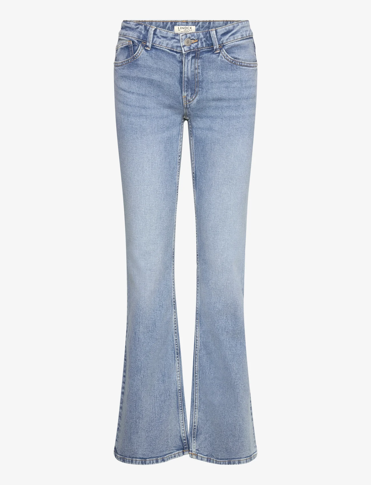 Lindex - Trousers denim Fay lt blue - utsvängda jeans - light denim - 0