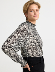 Lindex - Blouse Lydia - long-sleeved blouses - black - 7