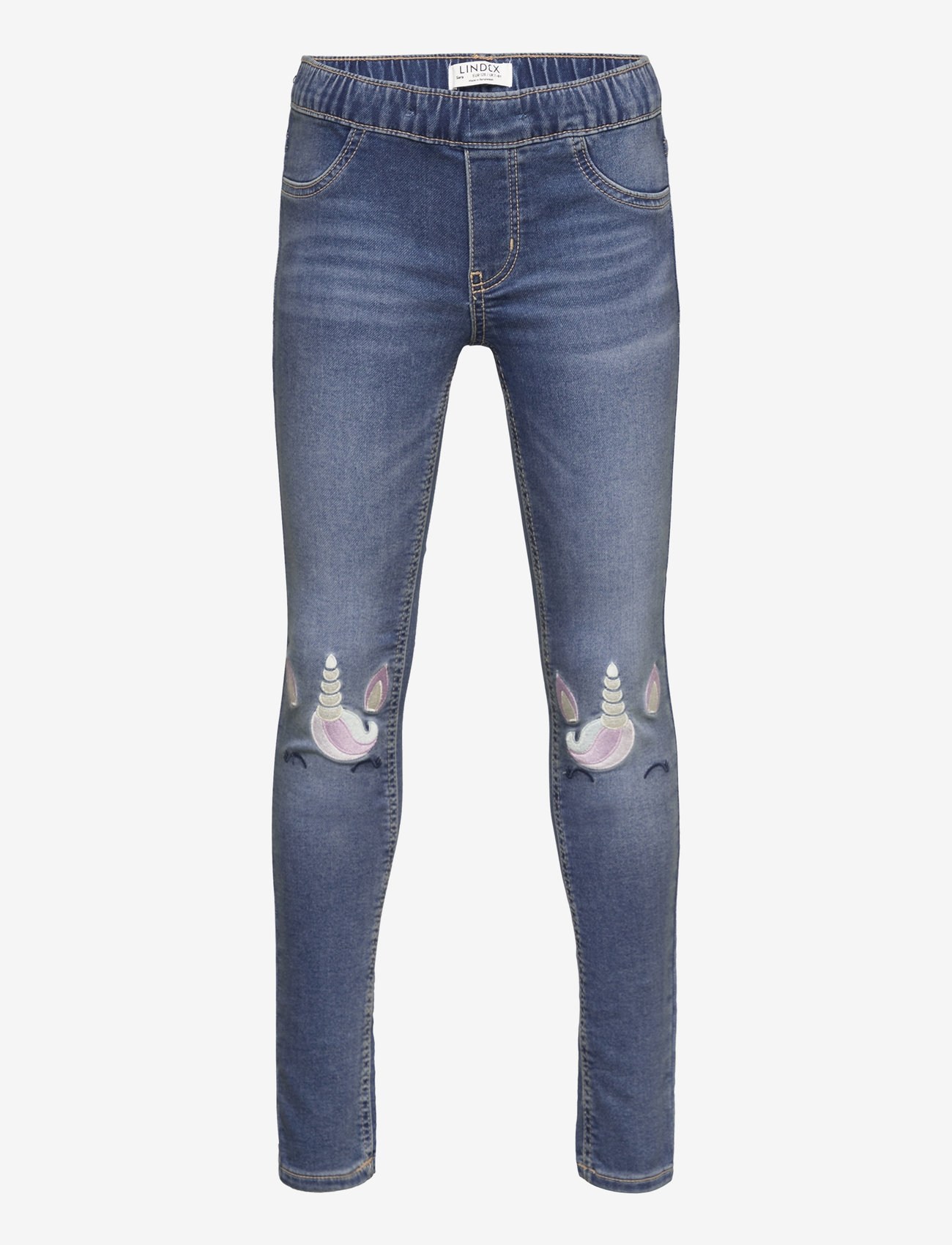 Lindex - Trousers denim Unicorn - liibuvad teksad - denim - 1