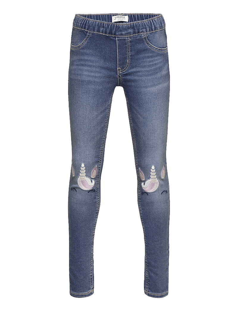 Lindex - Trousers denim Unicorn - liibuvad teksad - denim - 1