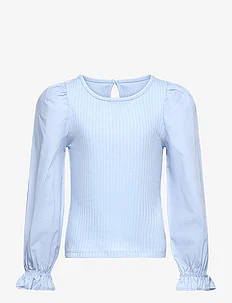 Top with woven sleeves, Lindex