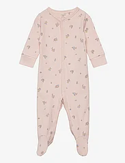 Lindex - Pyjamas w foot - vauvan yöpuvut - light pink - 0