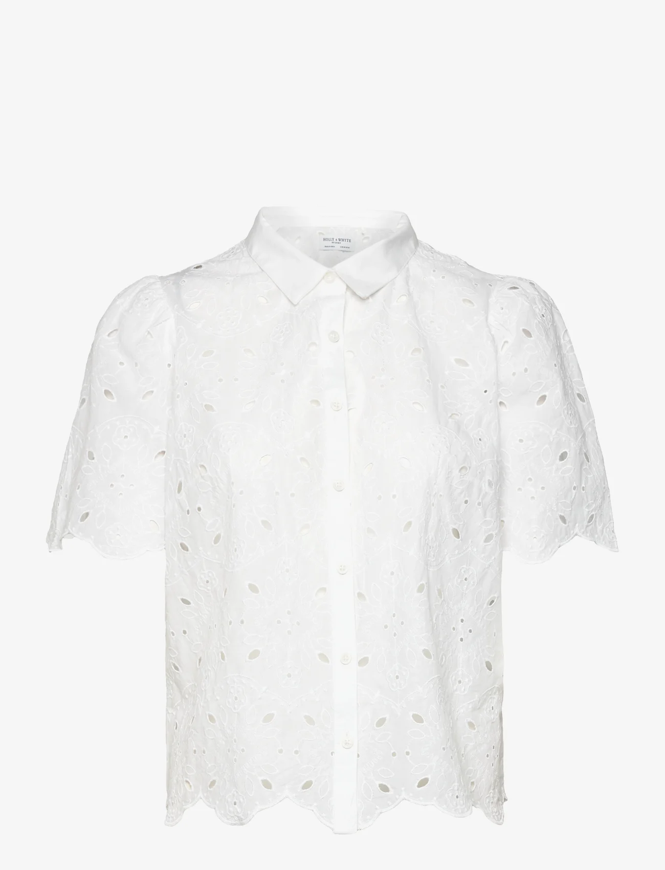 Lindex - Blouse Mara - blouses korte mouwen - white - 0
