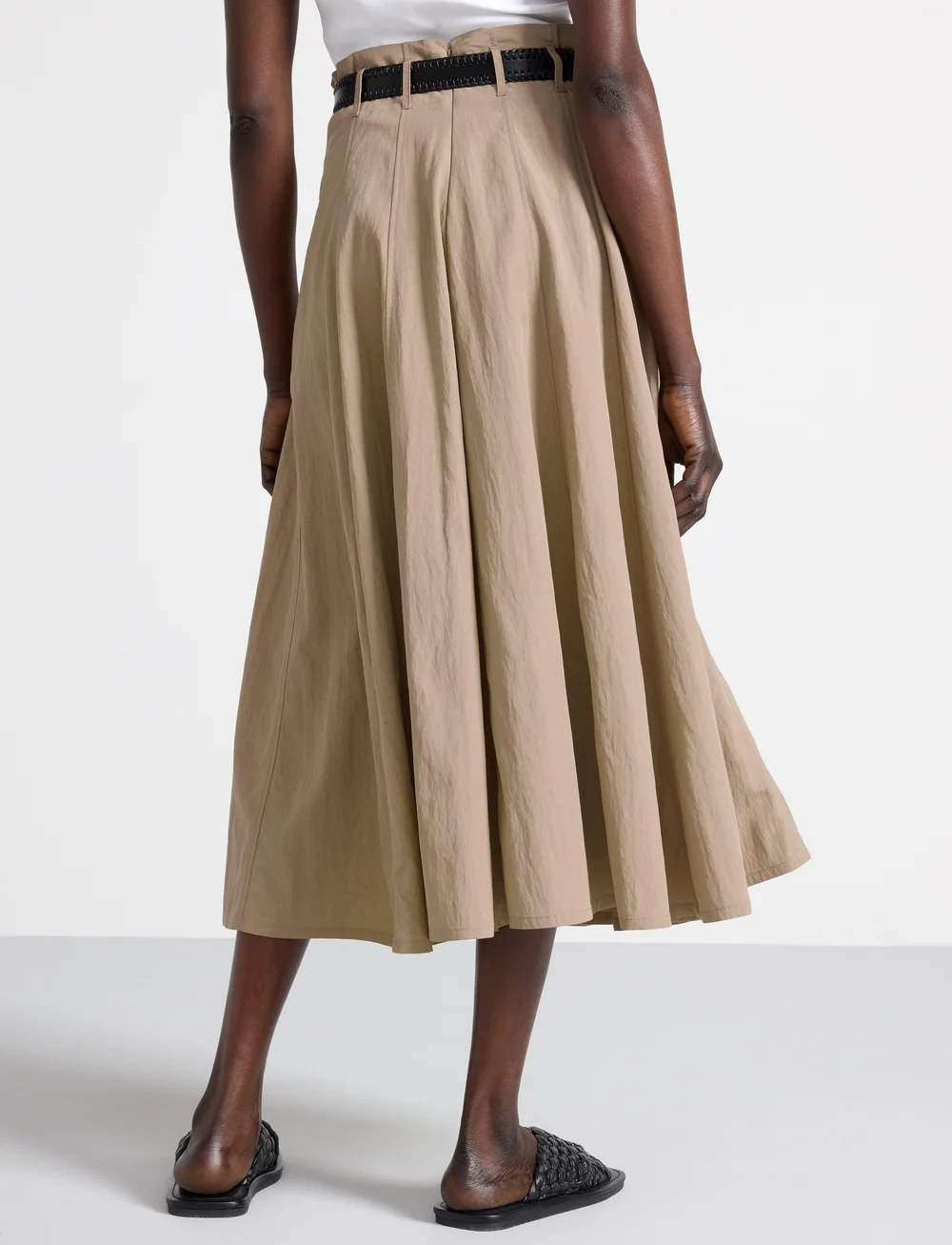 Lindex - Skirt Anja - midi nederdele - dark beige - 3