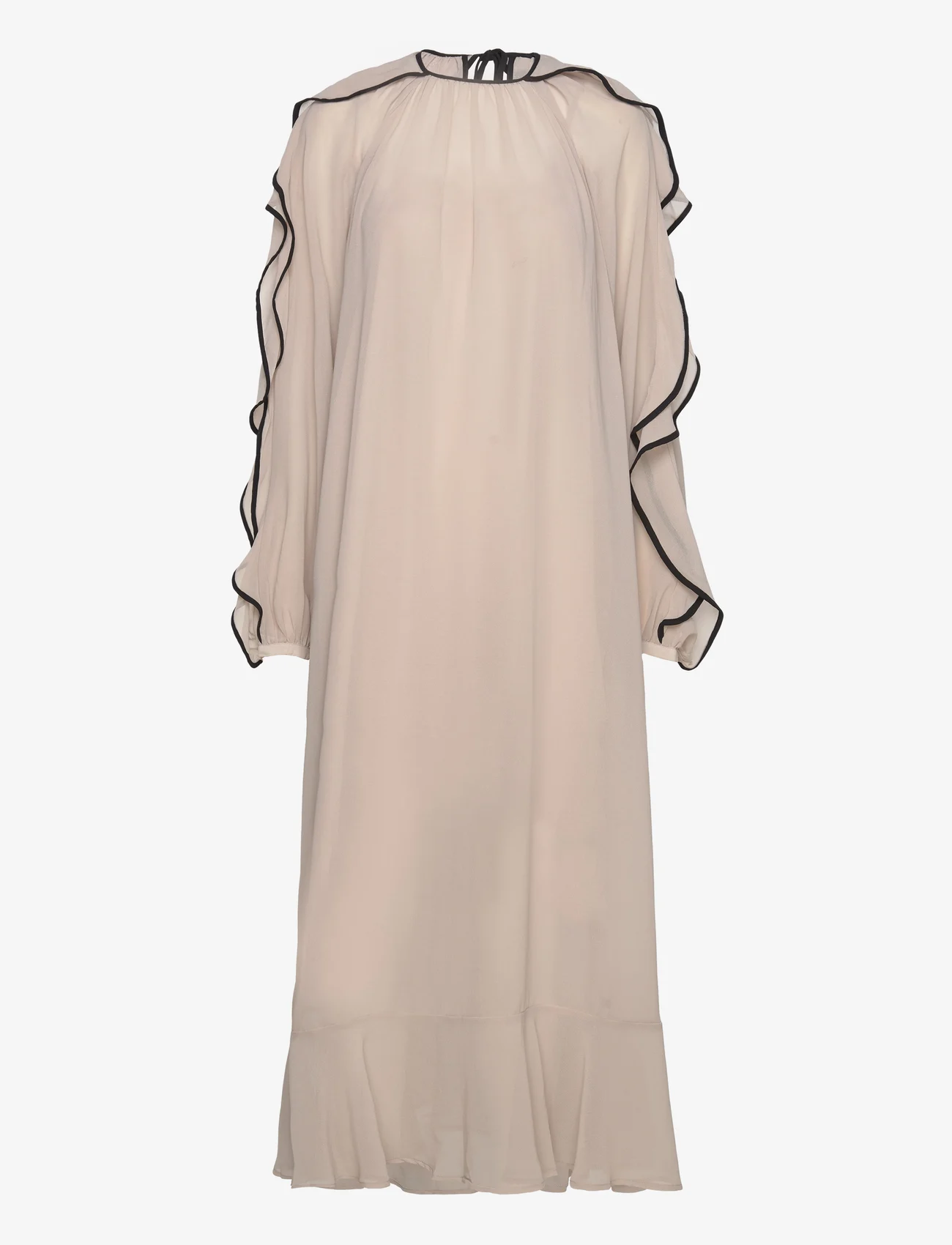 Lindex - Dress Blossom - feestelijke kleding voor outlet-prijzen - light dusty beige - 0