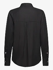 Lindex - Shirt Magda Linen blend - linen shirts - black - 1