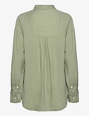 Lindex - Shirt Magda Linen blend - pellavakauluspaidat - dusty green - 1