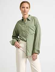 Lindex - Shirt Magda Linen blend - linskjorter - dusty green - 2