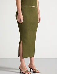 Lindex - Skirt Josefina - megzti sijonai - dusty green - 3