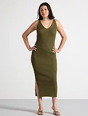 Lindex - Skirt Josefina - knitted skirts - dusty green - 5