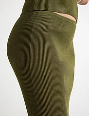 Lindex - Skirt Josefina - megzti sijonai - dusty green - 6