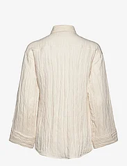 Lindex - Shirt Raven Crinkle - pitkähihaiset paidat - light white - 2