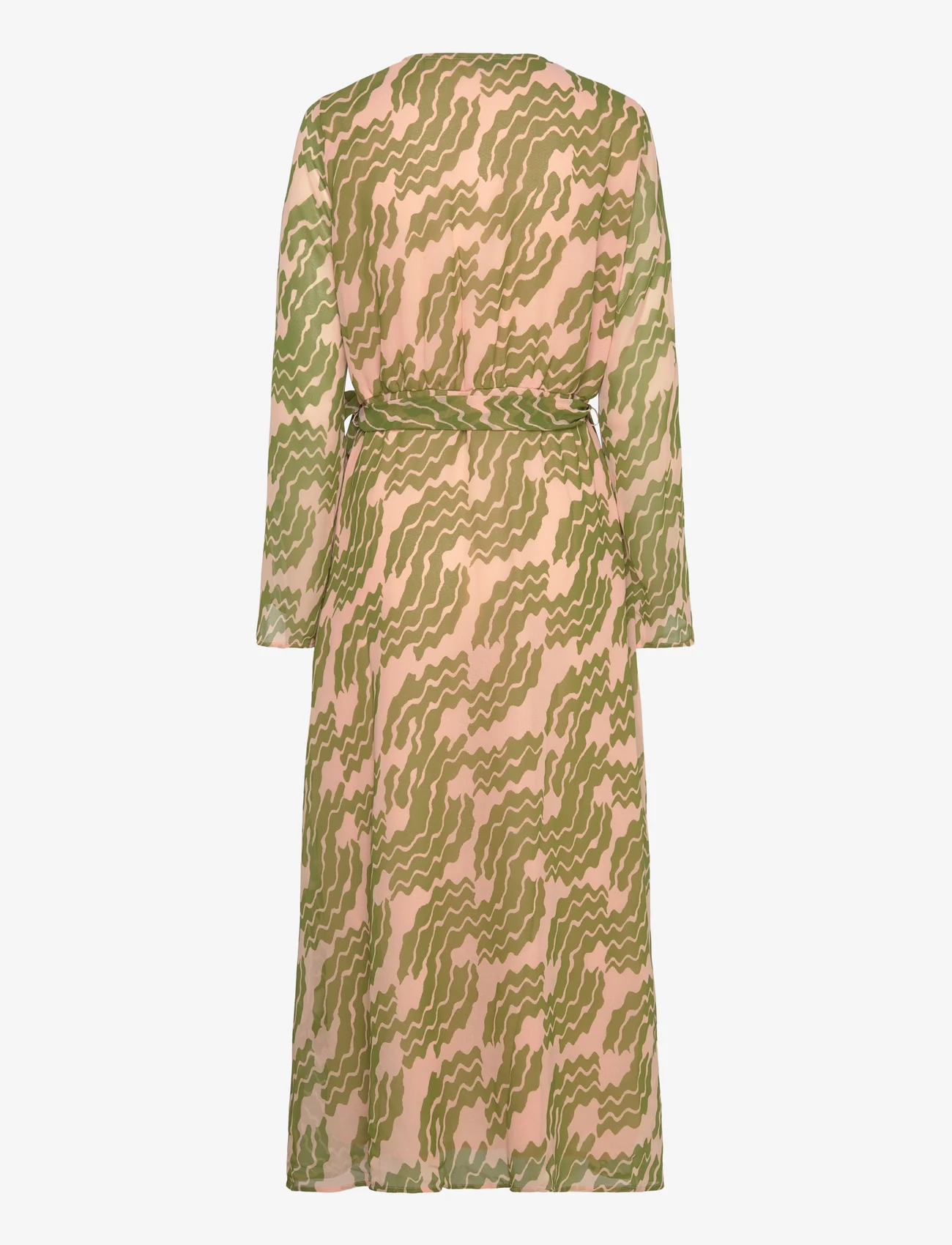 Lindex - Dress Elly - kleitas ar pārlikumu - green - 1