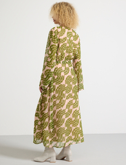 Lindex - Dress Elly - kleitas ar pārlikumu - green - 3