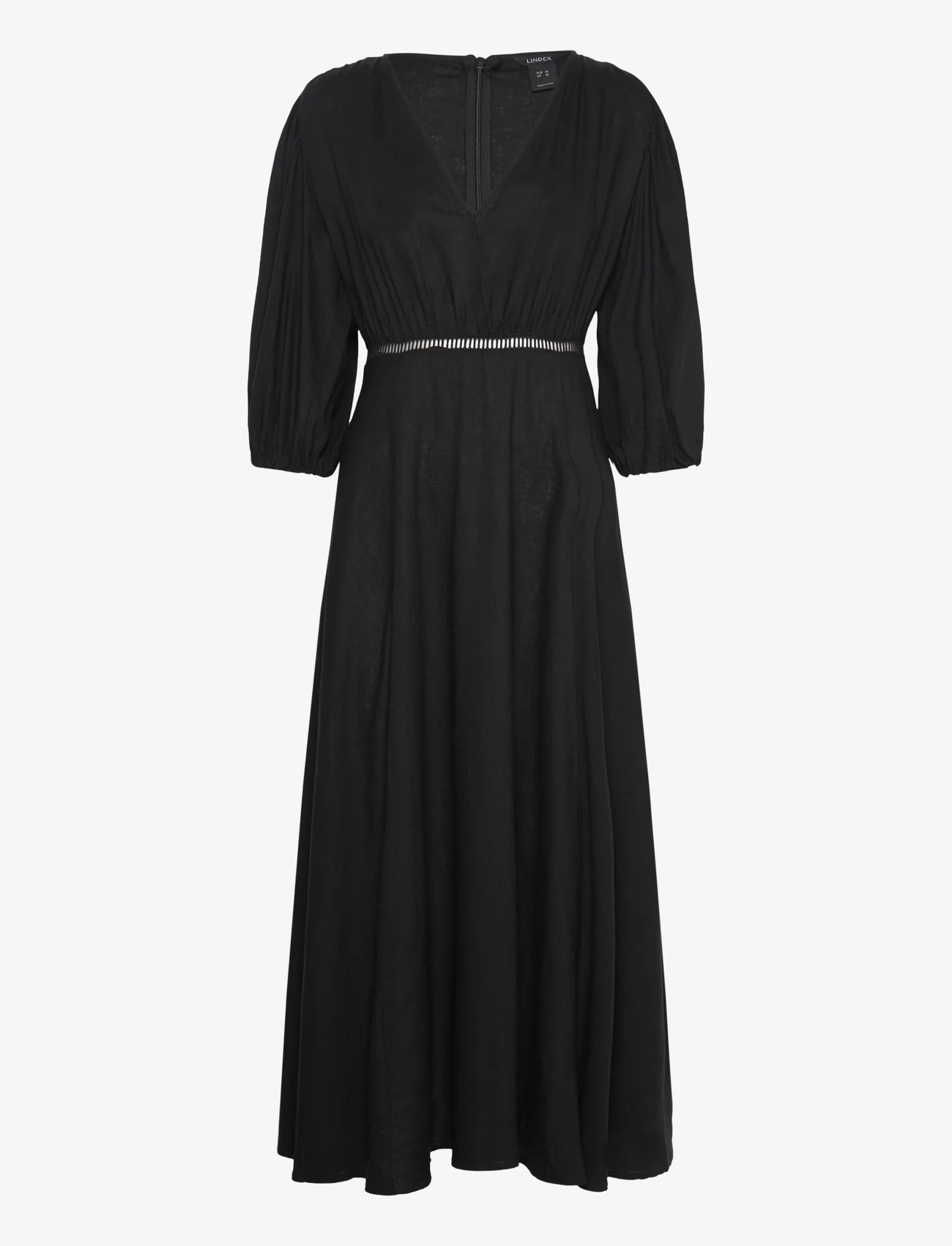 Lindex - Dress Nilla - kesämekot - black - 0