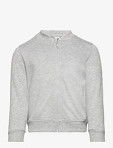 Jacket with zipper grey melang, Lindex