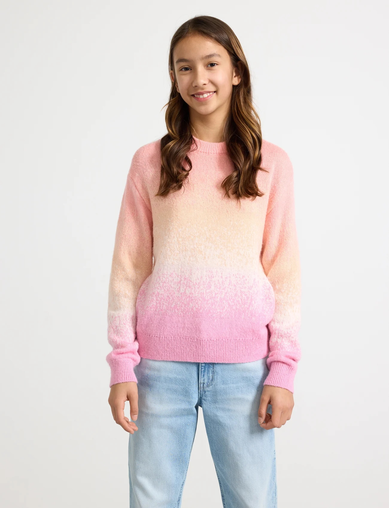 Lindex - Sweater Knitted Graded colors - trøjer - pink - 0
