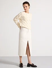 Lindex - Skirt Tovalina - vidutinio ilgio sijonai - white - 4
