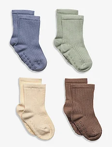 Sock 4p ribb sock fashion col, Lindex