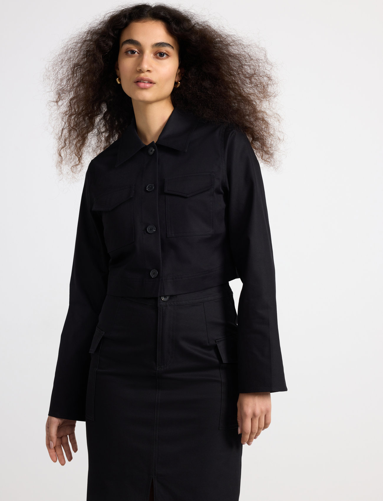 Lindex - Jacket Jessica - utility jackets - black - 1