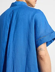 Lindex - Dress Laila pure linen - hemdkleider - blue - 3