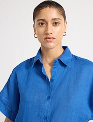 Lindex - Dress Laila pure linen - skjortekjoler - blue - 4