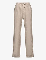 Lindex - Trousers linen blend - lägsta priserna - beige - 0