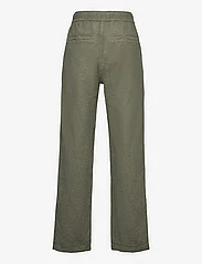 Lindex - Trousers linen blend - pantalons - dark dusty khaki - 2