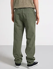 Lindex - Trousers linen blend - pantalons - dark dusty khaki - 3