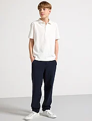 Lindex - Trousers linen blend - pantalons - dark navy - 0