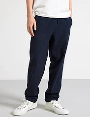 Lindex - Trousers linen blend - pantalons - dark navy - 4