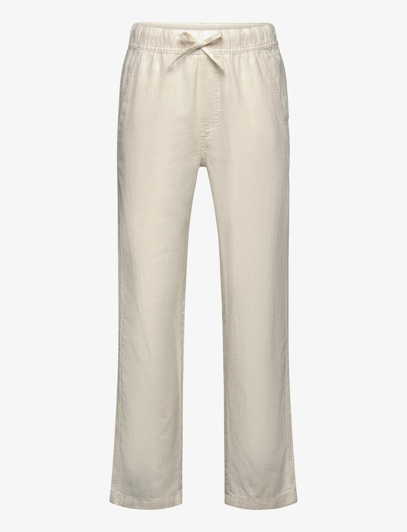 Lindex - Trousers linen blend - spodnie - light beige - 1